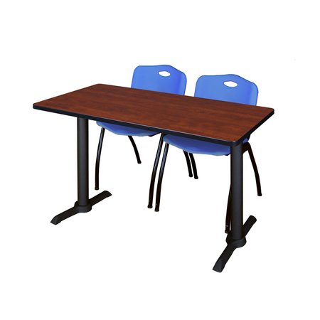 CAIN Rectangle Tables > Training Tables > Cain Training Table & Chair Sets, 48 X 24 X 29, Cherry MTRCT4824CH47BE
